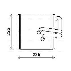 AVA Heater Matrix AVA QUALITY COOLING DN6410 OE Ref 271401AA1A