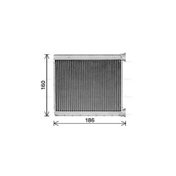 AVA Heater Matrix AVA QUALITY COOLING DN6471 OE Ref 235045FA9E