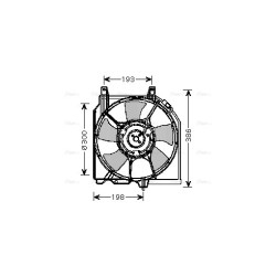 AVA Radiator Fan AVA QUALITY COOLING DN7521 OE Ref 9212051C00