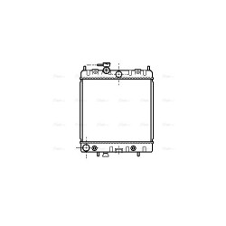 AVA Radiator AVA QUALITY COOLING DNA2131 OE Ref 214601F516