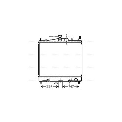 AVA Radiator AVA QUALITY COOLING DNA2211 OE Ref 21460AX200