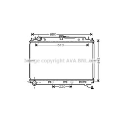 AVA Radiator AVA QUALITY COOLING DNA2296 OE Ref 21410-EB31A