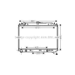 AVA Radiator AVA QUALITY COOLING DNA2297 OE Ref 21410-EB31A