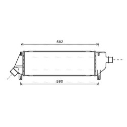 AVA Intercooler AVA QUALITY COOLING DNA4360 OE Ref 14461AY600
