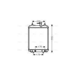 AVA Radiator AVA QUALITY COOLING DU2073 OE Ref 16400B1100