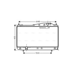 AVA Radiator AVA QUALITY COOLING DW2054 OE Ref 96475475