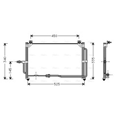 AVA AC Condenser AVA QUALITY COOLING DW5028 OE Ref 96314763