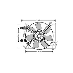 AVA Radiator Fan AVA QUALITY COOLING DW7505 OE Ref 96322939