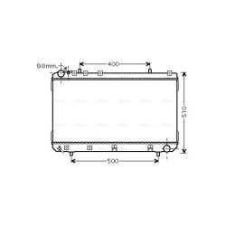AVA Radiator AVA QUALITY COOLING DWA2109 OE Ref 2131006041
