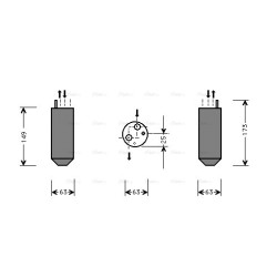 AVA AC Dryer AVA QUALITY COOLING DWD029 OE Ref 96225633