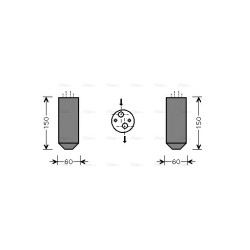 AC Dryer AVA QUALITY COOLING DWD078 OE Ref 613166