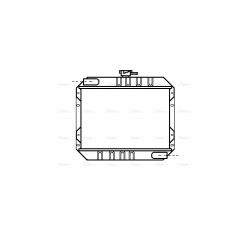 Radiator AVA QUALITY COOLING FD2012 OE Ref 79BB8005MA