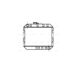 AVA Radiator AVA QUALITY COOLING FD2014 OE Ref 70GB8005FA