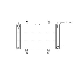 AVA Radiator AVA QUALITY COOLING FD2037 OE Ref 84VB8005HB