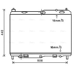 AVA Radiator AVA QUALITY COOLING FD2441 OE Ref 1566662