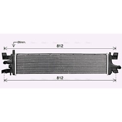 AVA Radiator AVA QUALITY COOLING FD2663 OE Ref F1F18D048AB