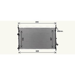 AVA Radiator AVA QUALITY COOLING FD2679 OE Ref 2002228