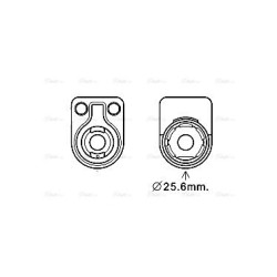 Engine Oil Cooler AVA QUALITY COOLING FD3624 OE Ref 1844735