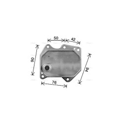 AVA Engine Oil Cooler AVA QUALITY COOLING FD3669 OE Ref 1704068