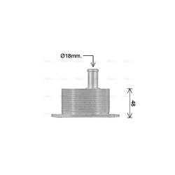 AVA Engine Oil Cooler AVA QUALITY COOLING FD3669 OE Ref 1704068 AVA QUALITY COOLING