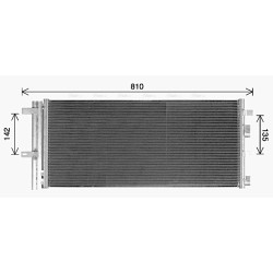 AVA AC Condenser AVA QUALITY COOLING FD5659D OE Ref 1930646