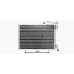 AVA AC Condenser AVA QUALITY COOLING FD5673 OE Ref 1860214
