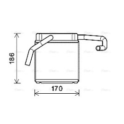 AVA Heater Matrix AVA QUALITY COOLING FD6607 OE Ref UJ08-61-A10