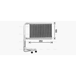 AVA Heater Matrix AVA QUALITY COOLING FD6693 OE Ref 2008796