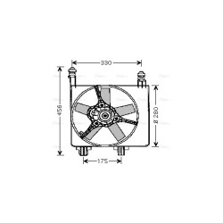 AVA Radiator Fan AVA QUALITY COOLING FD7524 OE Ref 1017982