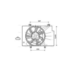 Radiator Fan AVA QUALITY COOLING FD7559 OE Ref 1541278