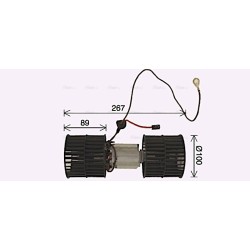 Heater Blower Motor AVA QUALITY COOLING FD8652 OE Ref 1644040