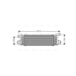 AVA Intercooler AVA QUALITY COOLING FDA4401 OE Ref 1349330