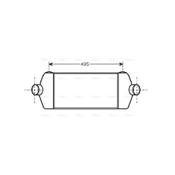 AVA Intercooler AVA QUALITY COOLING FDA4406 OE Ref 1423732