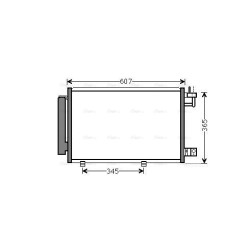 AVA AC Condenser AVA QUALITY COOLING FDA5439D OE Ref 1521951