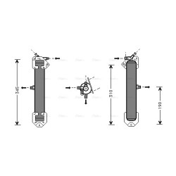 AVA AC Dryer AVA QUALITY COOLING FDD295 OE Ref 7175679