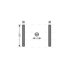 AC Dryer AVA QUALITY COOLING FDD599 OE Ref 1851881