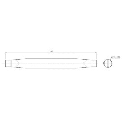 AVA AC Dryer AVA QUALITY COOLING FDD710 OE Ref 8V5119B961AA