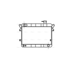 AVA Radiator AVA QUALITY COOLING FT2017 OE Ref 4344166