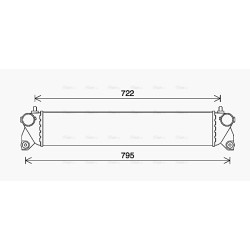 Intercooler AVA QUALITY COOLING FT4461 OE Ref 13620-79J51