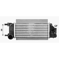 AVA Intercooler AVA QUALITY COOLING FT4467 OE Ref 52002845