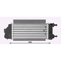 AVA Intercooler AVA QUALITY COOLING FT4467 OE Ref 52002845 AVA QUALITY COOLING