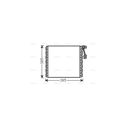 AC Condenser LANDINI A-CLASS,MC,VOYAGER,607,MONDEO AVA QUALITY COOLING FT5452