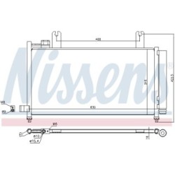 AC Condenser AVA QUALITY COOLING FT5490D OE Ref 95310-55L00
