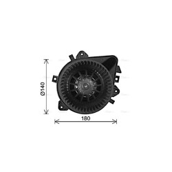 AVA Heater Blower Motor AVA QUALITY COOLING FT8485 OE Ref 77362495 AVA QUALITY COOLING