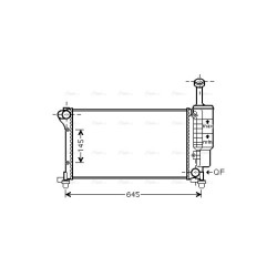 AVA Radiator AVA QUALITY COOLING FTA2335 OE Ref 51779915