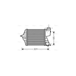 Intercooler AVA QUALITY COOLING FTA4309 OE Ref 46831804