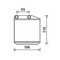 AVA Heater Matrix AVA QUALITY COOLING FTA6313 OE Ref 39033120