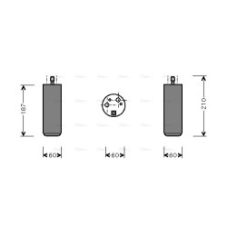 AVA AC Dryer AVA QUALITY COOLING FTD073 OE Ref 46745058