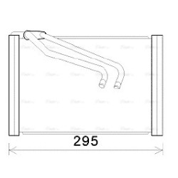 AVA AC Evaporator AVA QUALITY COOLING FTV443 OE Ref 77363895