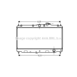 Radiator AVA QUALITY COOLING HD2016 OE Ref 19010PT1004